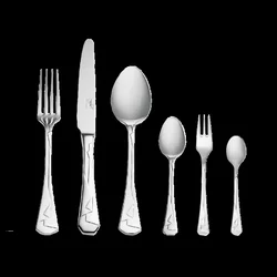 Zepter stainless steel cutlery set KIMONO - 36 pieces, set for 6 persons, stainless steel