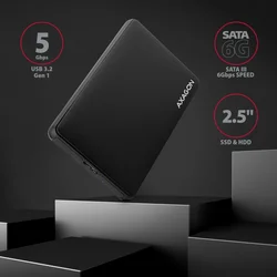 AXAGON ohišje EE25-SL SLIDE BOX
