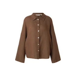 Noella Bluza Leanora  temno rjava