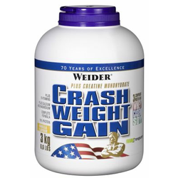 WEIDER dodatek za pridobivanje mišične mase Crash Weight Gain, 3000g (več okusov)