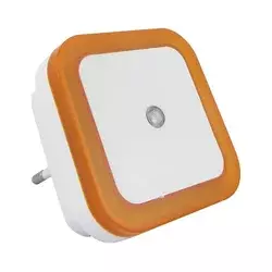 LED noćno svetlo sa senzorom sumraka LED/0,5W/230V narandžasto