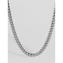 Northern Legacy Sequence 60cm Necklace Jewellery silver toned