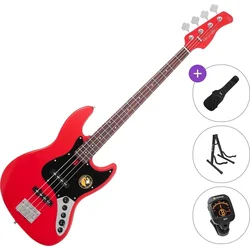 Sire Marcus Miller V3-4 Standard SET Red Satin Električna bas kitara