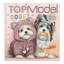 TOP MODEL NALEPKE DRESS ME UP STICKERBOOK DOGGY