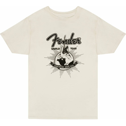 Fender majica World Tour XL Vintage White