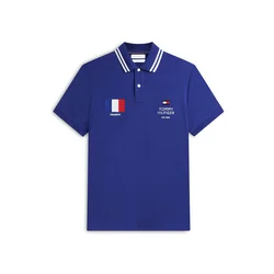 TOMMY HILFIGER Majica  kraljevo modra / rdeča / bela