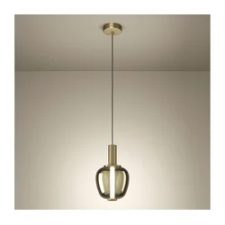 Eglo 390463 - LED prigušiva luster na sajli FRUITERA LED/5,5W/230V + LED/1,6W zlatna