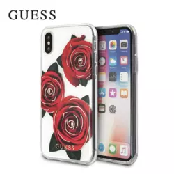 Maska Guess Faceplate Rose za iPhone X/ XS crvena.