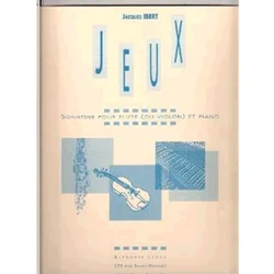 IBERT:JEUX, FL+PIANO