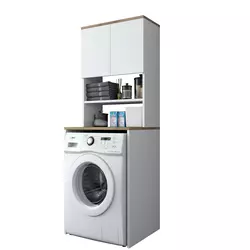 Hanah Home KD101 1950 Ormarić za veš mašinu, Beli