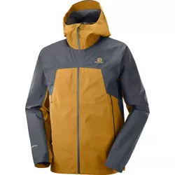 Salomon OUTLINE GTX 2.5L JKT M, muška jakna za planinarenje, siva LC1599700