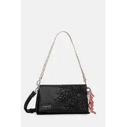 Torbica Desigual SIERRA NARON MEDIUM F črna barva, 25WAXPBD