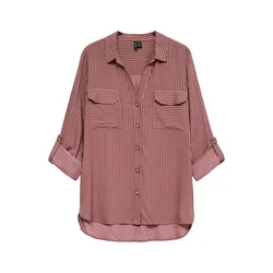 VERO MODA Bluza VMBUMPY rjasto rjava / mauve / roza