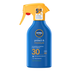 NIVEA SUN protect & moisture sprej sa rasprš. za zaštitu od sunca SPF 30 270 ml