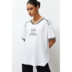 Trendyol Milla Ženska majica TWOSS24TS00112, Bela