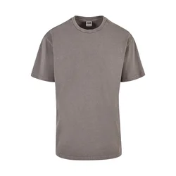 Heavy Oversized Acid Wash Tee Asphalt