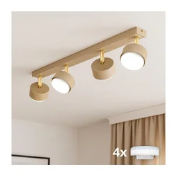 Brilagi - LED RGB prigušiva spot svetlo MONO 4xGX53/14W/230V Wi-Fi Tuya bež