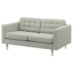 LANDSKRONA Sofa dvosed, Gunnared svetlozelena/metal