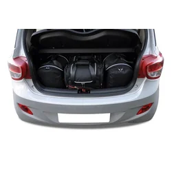 KJUST Komplet 4 kosov potovalnih torb AERO za HYUNDAI i10 2013+