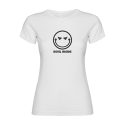 Woman T shirt Devil inside