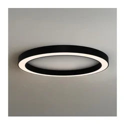 LED stropno svetlo LED/100W/230V 3000/4000/6500K prečnik 100 cm crno