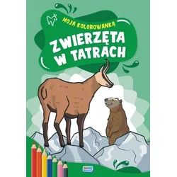 JAKO Živali v Tatrah. Pobarvanka za otroke.