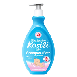 Kosili Šampon/Kupka sa pumpicom Plavi 400 ml