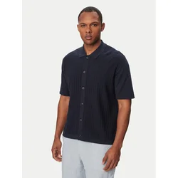 BOSS Srajca Amicino 50558725 Mornarsko modra Regular Fit