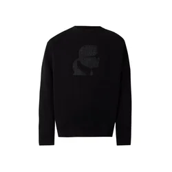 Karl Lagerfeld Majica siva/črna