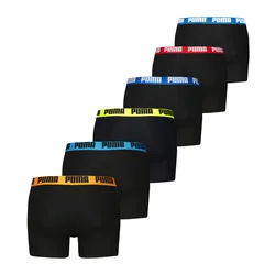 PUMA Boxer Briefs (6-Pack) Men, Clothing, Multicolor, 6