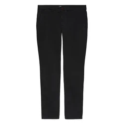 KnowledgeCotton Apparel Chino hlače LUCA črna