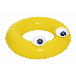Bestway napihljiv obroč-oči, premer 91 cm, rumen