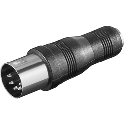 DIN-konektor/JACK audio adapter [1x diodni utikač, 5-polni (DIN) - 1x JACK utičnica 3.5mm]