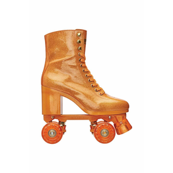 Kotalke Impala Sparkle Orange High Heel Rollerskates x Marawa