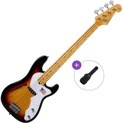 SX SBA2PH Basic SET 3-Tone Sunburst Električna bas kitara