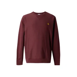 Carhartt WIP Majica American Script temno rdeča