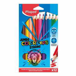 BOJICE ZA CRTANJE MAPED COLOR`PEPS STRONG JUMBO 1/12