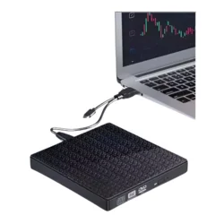 Zunanji zapisovalnik CD/DVD-jev, dva vhoda USB 3.0, adapter za bralnik kartic SD/TF