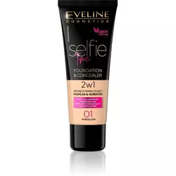 Eveline Tečni puder Selfie Time 01  Porcelan 30ml