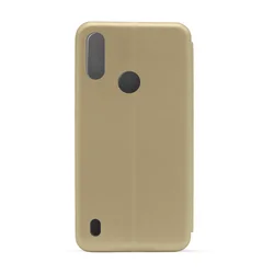 Maska za telefon ROYAL FLIP COVER za Motorola E6S, Zlatna