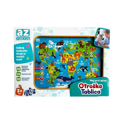 Az toys otroška tablica moj prvi atlas