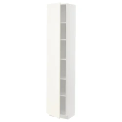 METOD Visoki element s policama, bela/Vallstena bela, 40x37x200 cm