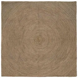 Tepisi za područja Siva 240 x 240 cm Juta