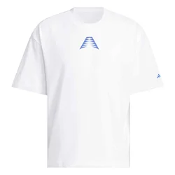 Majice adidas Anthony Edwards Believe That T-Shirt White/ Lucid Blue L