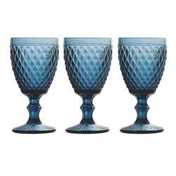 Tognana Set od 3 pehara Diamond, 30 cl, Plavi