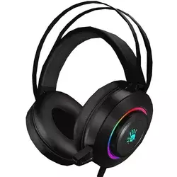 A4 TECH Bloody Gejmerske slušalice sa mikrofonom A4-G521 7.1 Surround 50mm/16ohm color LED USB crne