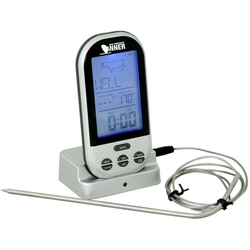 Techno Line Techno Line WS 1050 Termometer za žar Alarm , Spremljanje temperature jedra Prikazovalnik ° C / ° F , Perutnina, Jagnjetina, Pur
