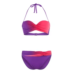 LASCANA Bikini neonsko lila/neonsko roza