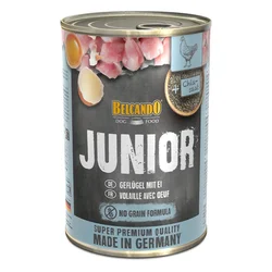 BELCANDO Vlažna hrana za pse Junior, Piletina, 400g