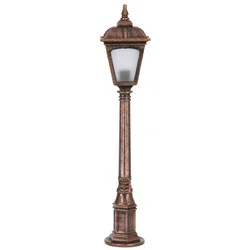 Opviq Spoljna lampa BSU-68185-BKR-M2-B, 100 cm, Podna, IP65, E27, 60W, Braon